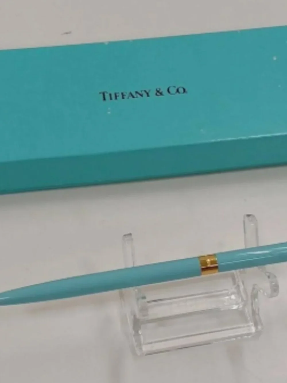 Tiffany vintage blue purse pen - never used